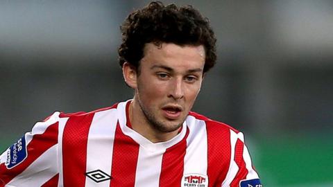 Barry McNamee scored from the spot for Derry City