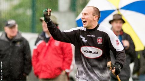 Glenurquhart goalkeeper Stuart MacKintosh