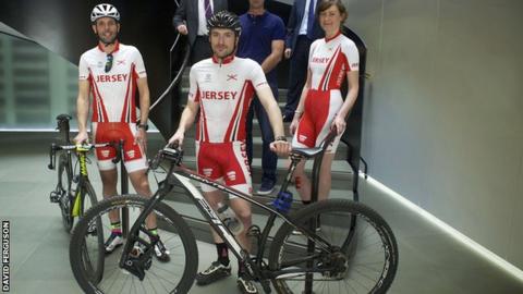 Jersey cycling squad