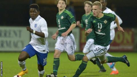 England against Northern Ireland