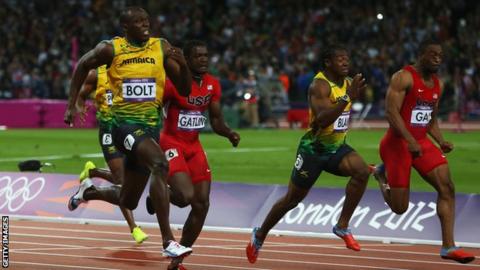 Usain Bolt Tyson Gay