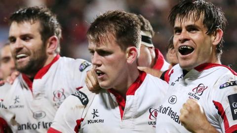 Ulster celebrated a 26-10 win over Leinster