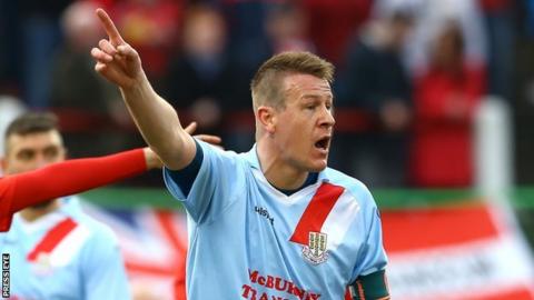 Allan Jenkins scored Ballymena's winner