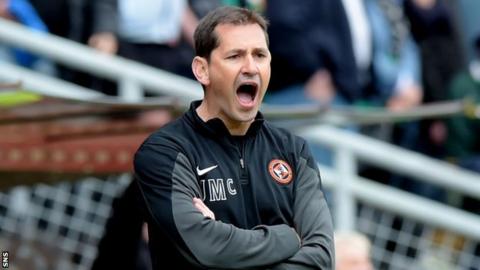 Dundee United manager Jackie McNamara