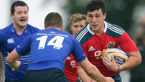 Munster's Sean McNulty is included in the Ireland U20 squad