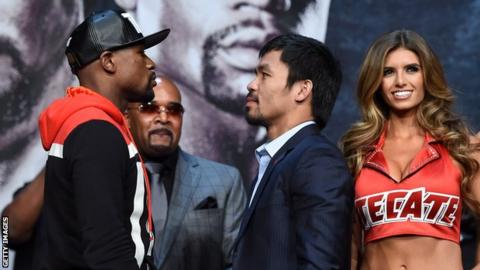 Floyd Mayweather and Manny Pacquiao