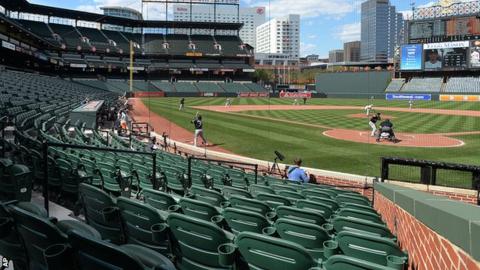 Baltimore Orioles' Camden Yards stadium