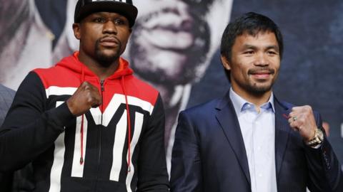 Floyd Mayweather and Manny Pacquiao