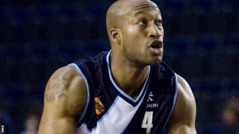 Glasgow Rocks star Sterling Davis