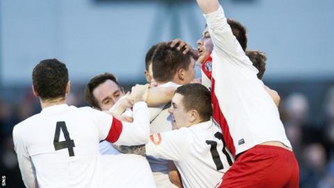 Spartans got as far as the fifth round of the Scottish Cup.