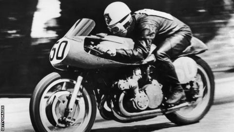 Motor-racing champion Geoff Duke