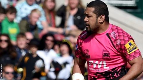 Chris Hala'ufia pictured during the match against Leicester in which he got sent off