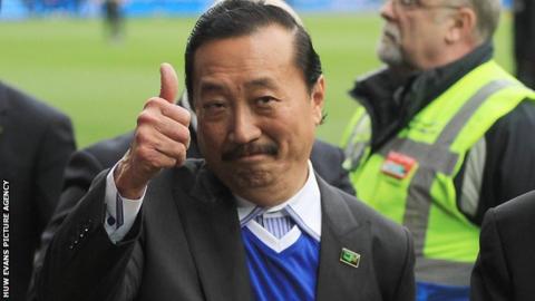 Cardiff City owner Vincent Tan