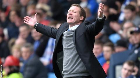 Kilmarnock manager Gary Locke