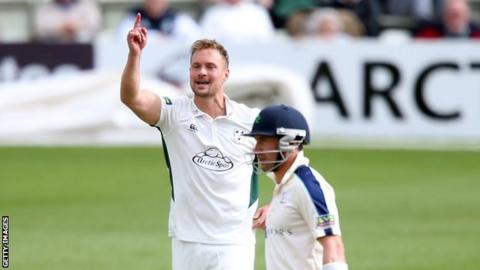 Worcestershire all-rounder Gareth Andrew