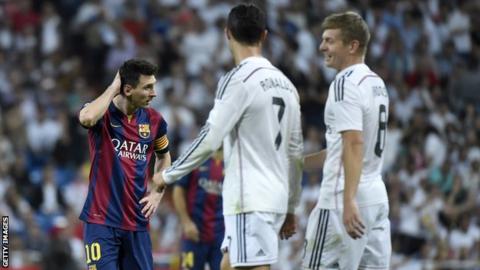 Lionel Messi and Cristiano Ronaldo