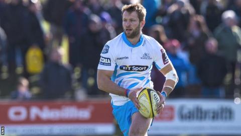 Glasgow Warriors centre Fraser Lyle
