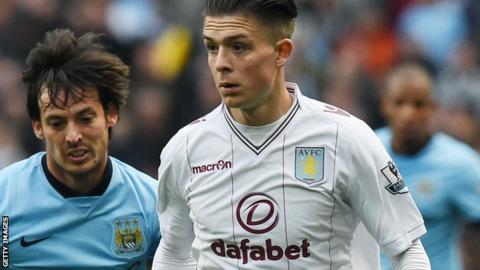 Jack Grealish of Aston Villa