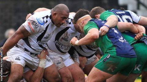 Pontypridd take on Connacht 'A' in the British & Irish Cup