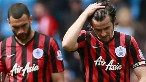 Joey Barton (r) and Steven Caulker