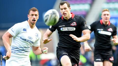 Tim Visser scored a try on his last appearance for Edinburgh