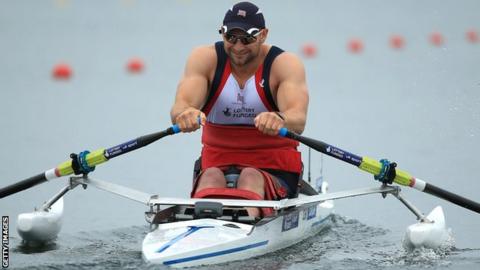 GB Para-rower Tom Aggar