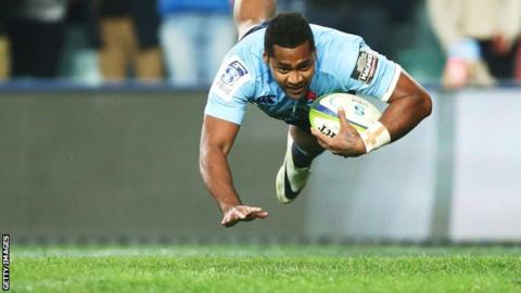 Fijian winger Taqele Naiyaravoro
