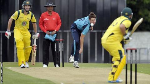 Iain Wardlaw in action