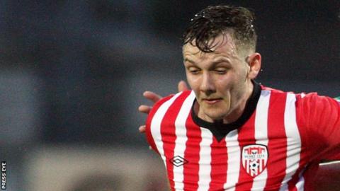 Seanan Clucas netted Derry City's equaliser against Sligo Rovers