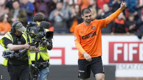 Dundee United striker Nadir Ciftci