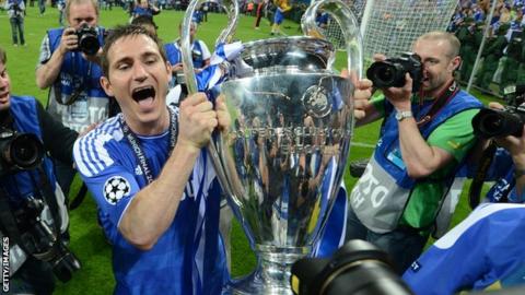 Chelsea were the last Premier League side to win the Champions League, lifting the trophy in 2012