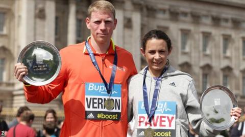Andy Vernon and Jo Pavey