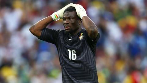 Ghana goalkeeper Fatau Dauda