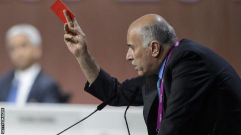 Palestinian football chief Jibril RJibril Rajoubajoub