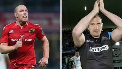 Paul O'Connell and Al Kellock
