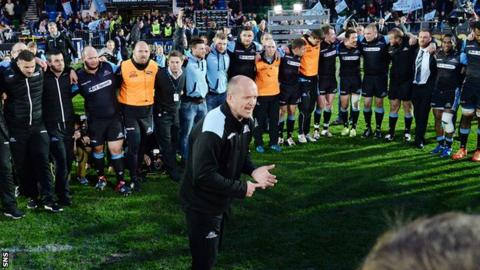 Glasgow Warriors head coach Gregor Townsend