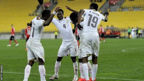 Ghana's Under-20 players
