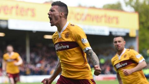Marvin Johnson opened the scoring for Motherwell