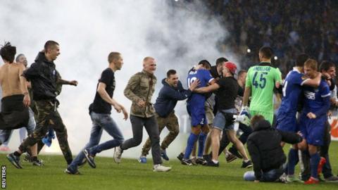 Dnipro Dnipropetrovsk fans