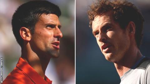 Novak Djokovic and Andy Murray