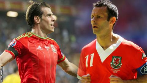 Gareth Bale and Ryan Giggs