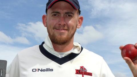 Northern Knights spinner James Cameron-Dow