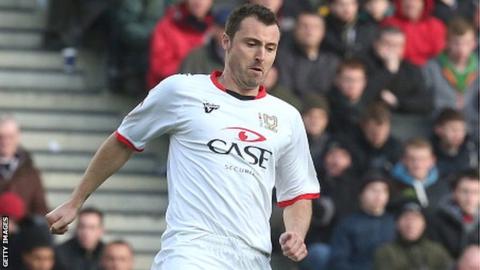 MK Dons defender Antony Kay