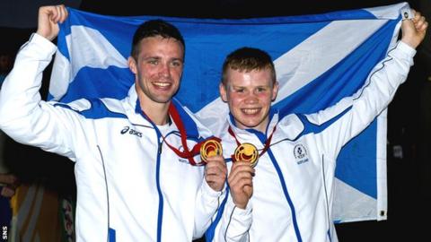 Commonwealth Games gold medal winners Josh Taylor and Charlie Flynn