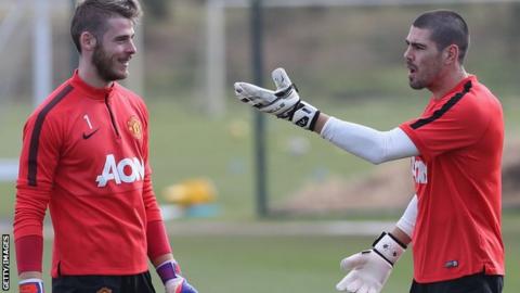 Victor Valdes and David De Gea