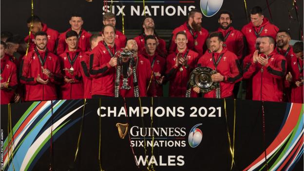 Wales captain Alun Wyn Jones led the side to the 2021 Six Nations title