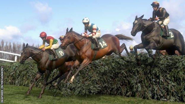 Runners in the Virtual Grand National