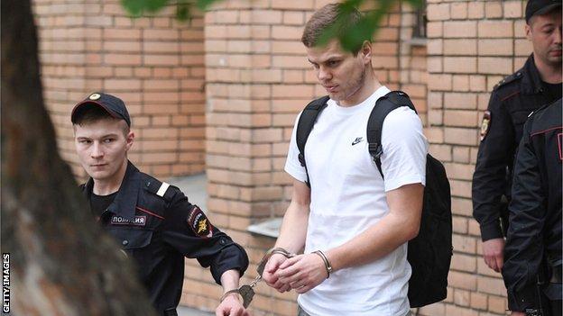 Russia Internationals Aleksandr Kokorin And Pavel Mamaev Jailed For
