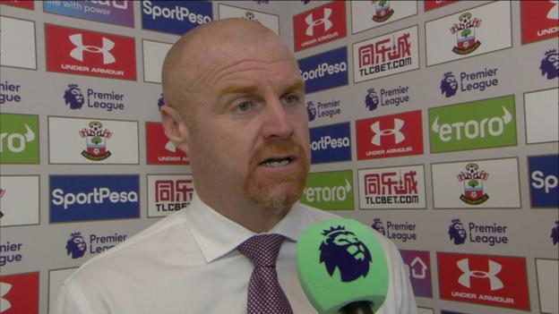 Southampton 0-0 Burnley: Sean Dyche says Clarets deserved point - BBC Sport
