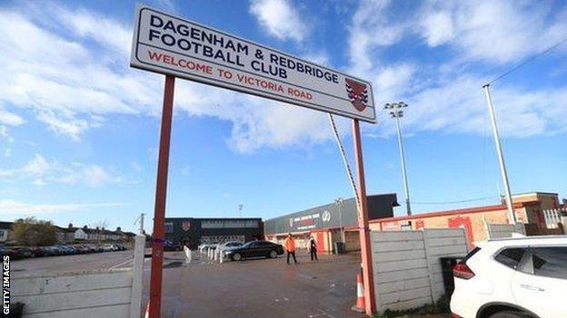 Victoria Road - the home of Dagenham & Redbridge